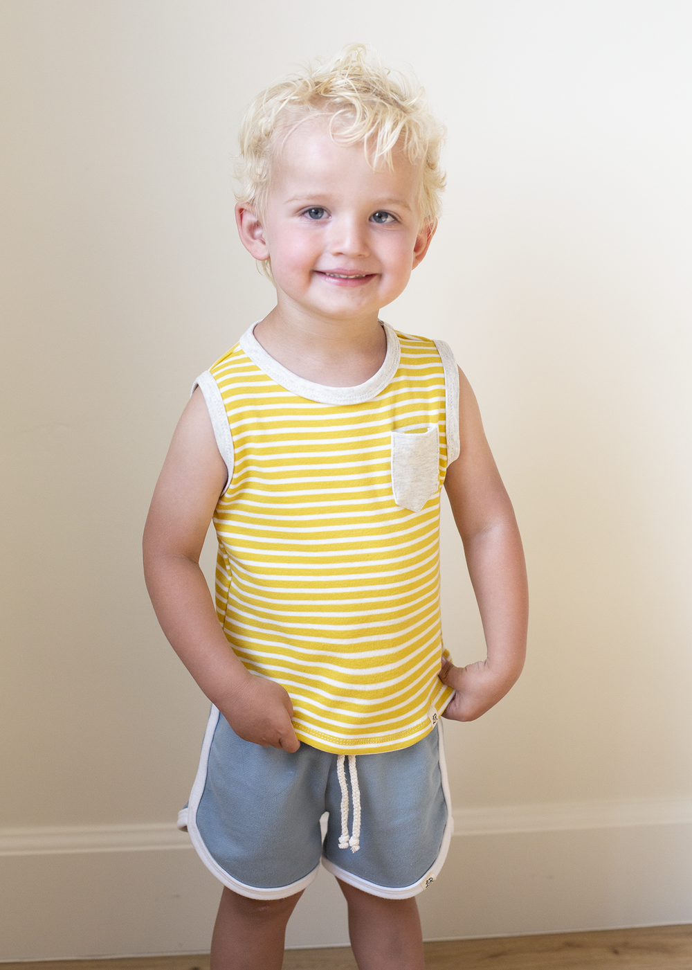 Sun Stripe Muscle Tank