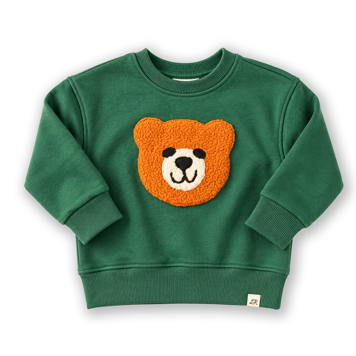 ***PREORDER*** Clover Bear Patch Crewneck - Little Road Co.