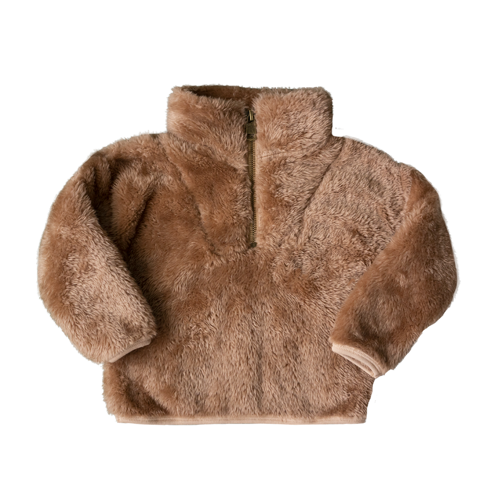 Caramel Fur 1/4 Zip