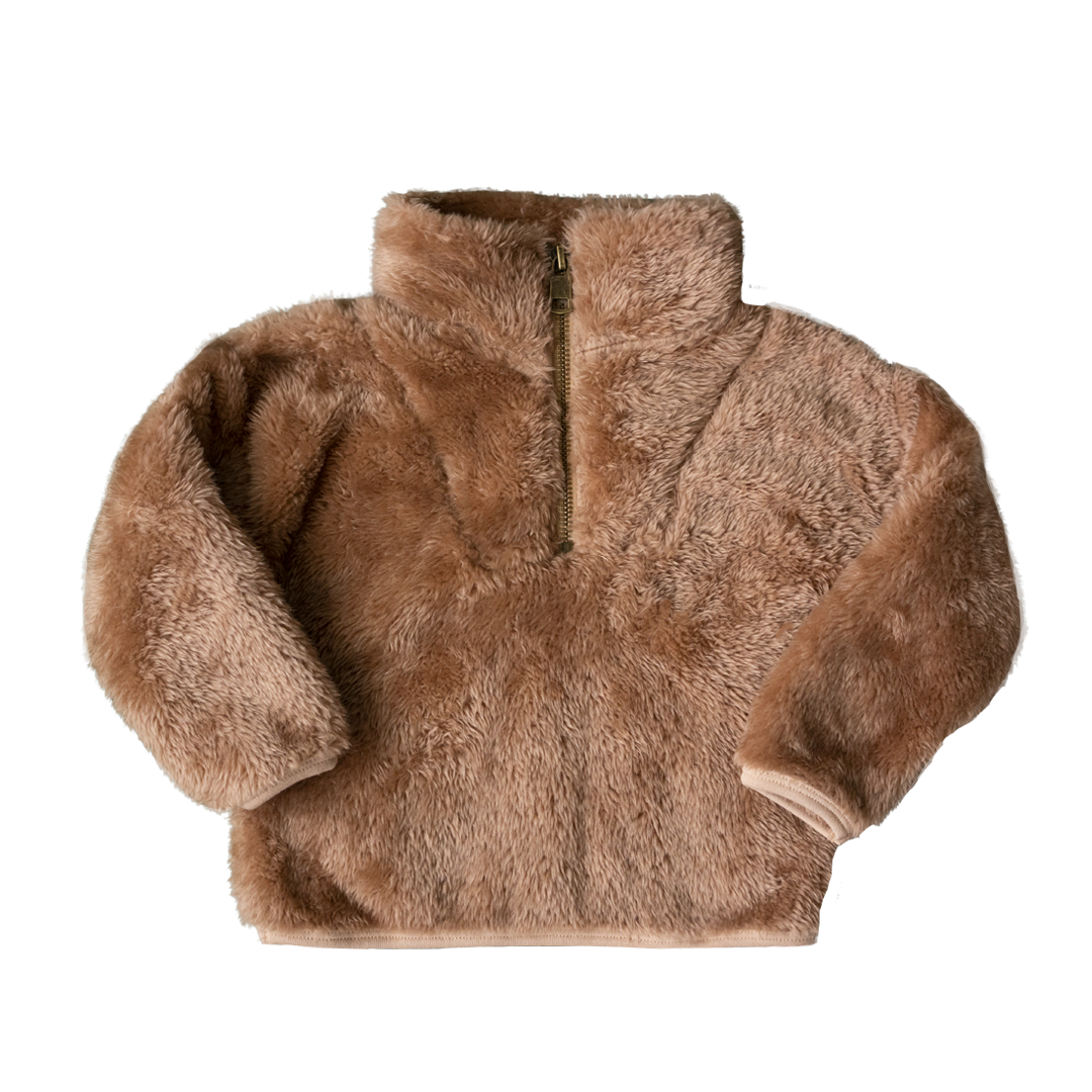 Caramel Fur 1/4 Zip