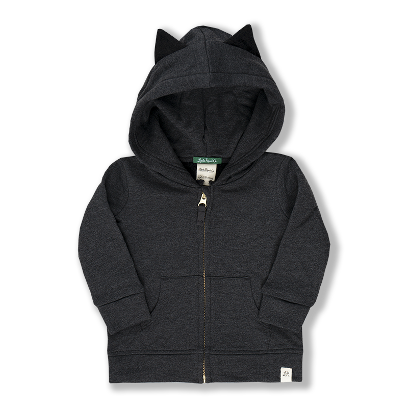Jet Cat Ear Zip Hoodie