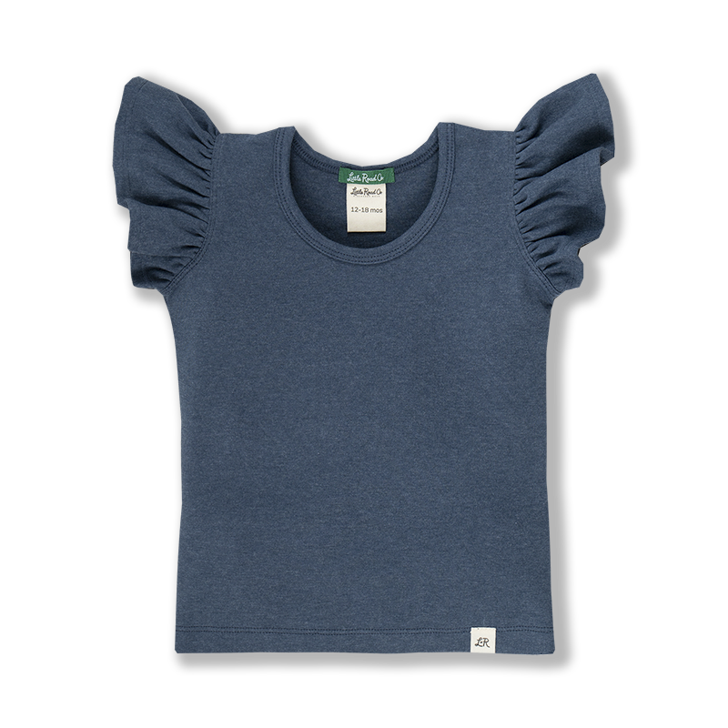 Midnight Flutter Top