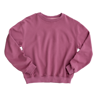 Mulberry Women's Drop Shoulder Crewneck Sweatshirt