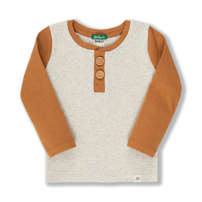 Rust Long Sleeve Button Shirt
