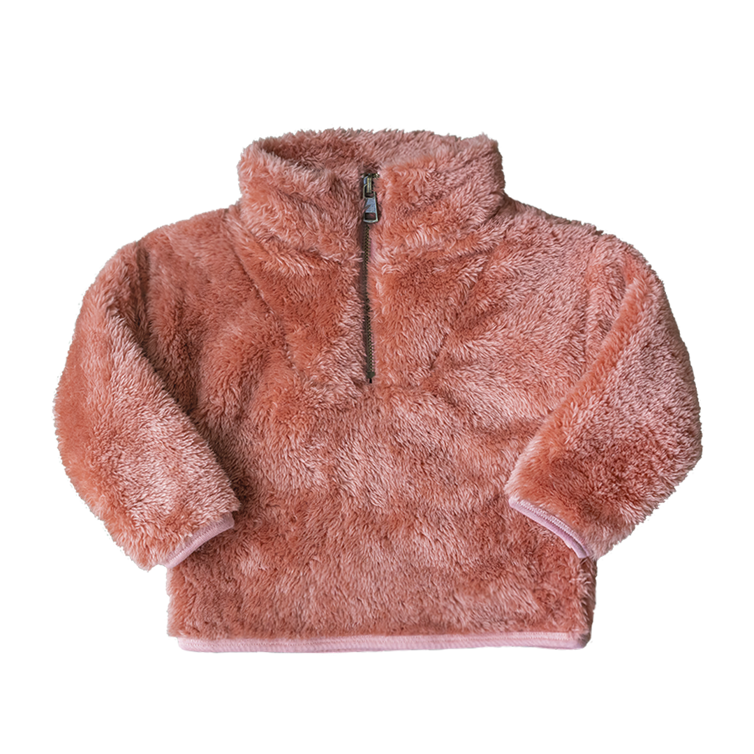 Strawberry Cream Fur 1/4 Zip